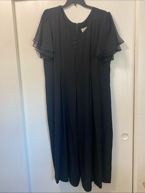 Vintage Kathryne Deene Black Jumpsuit